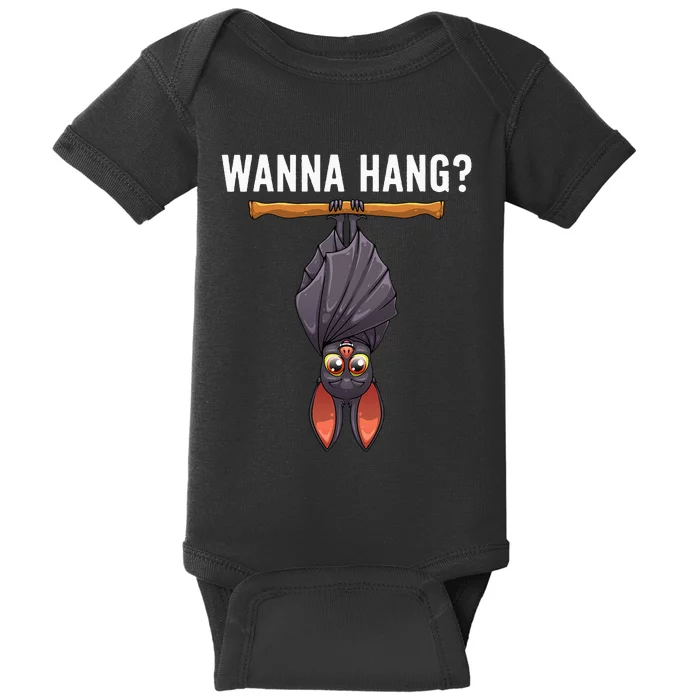 Bat Design Nocturnal Bird Bat Lovers Baby Bodysuit