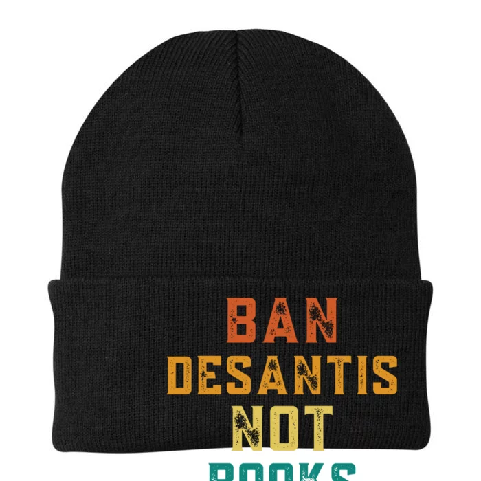 Ban DeSantis Not Books, Anti Governor Ron Desantis Knit Cap Winter Beanie