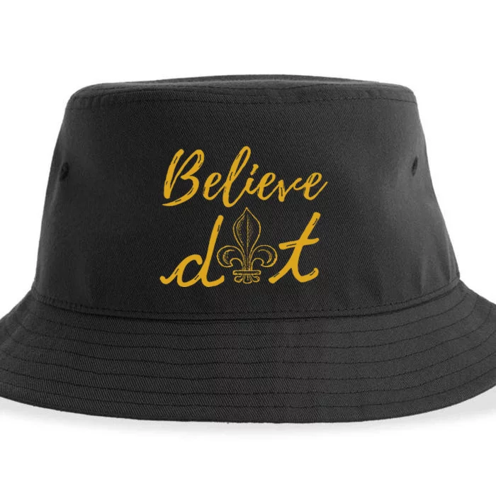 Believe Dat New Orleans Louisiana Everyone Loves New Orleans Sustainable Bucket Hat