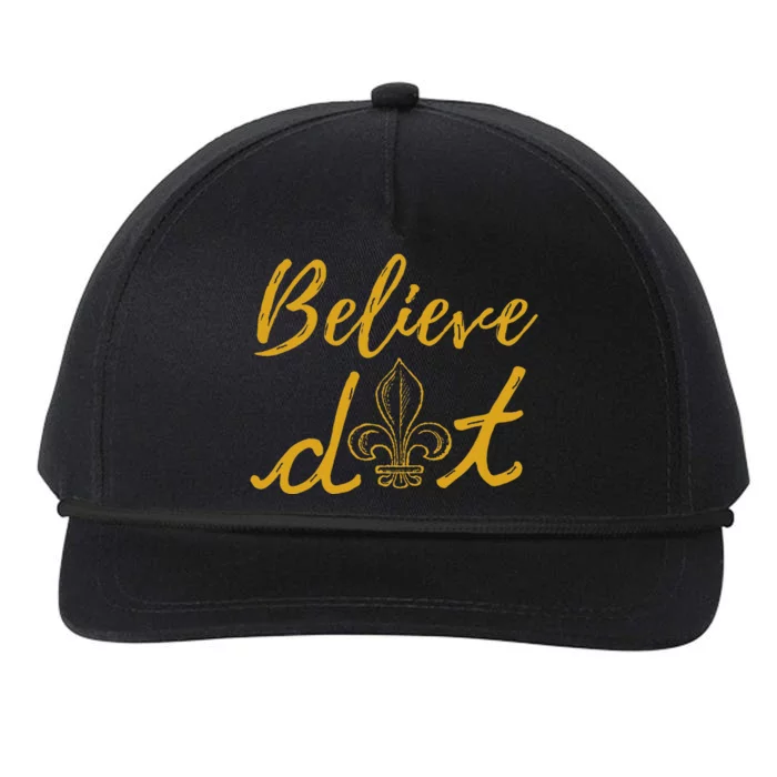 Believe Dat New Orleans Louisiana Everyone Loves New Orleans Snapback Five-Panel Rope Hat