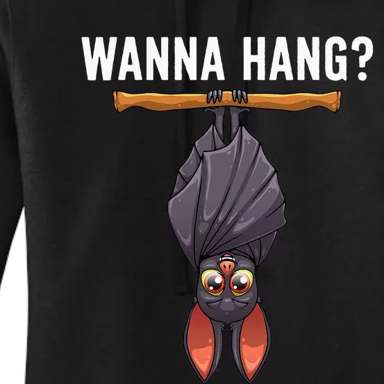 Bat Design Nocturnal Bird Bat Lovers Women's Pullover Hoodie