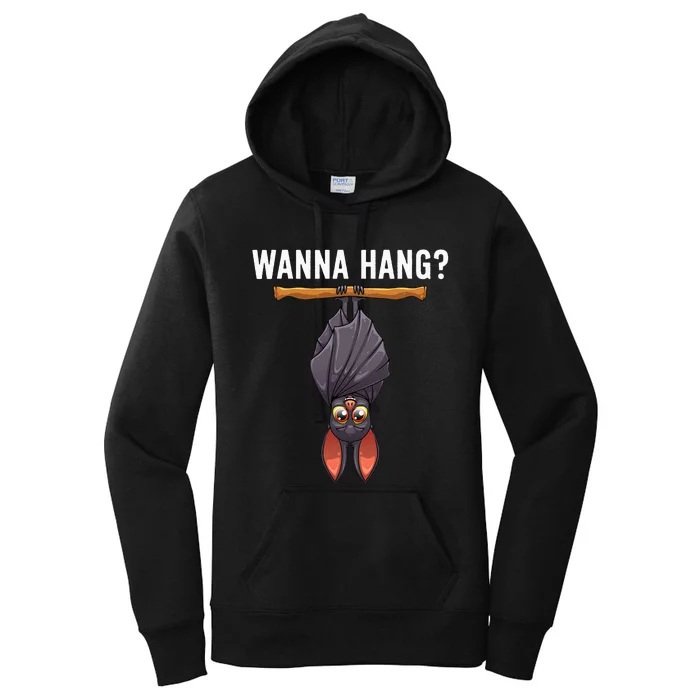 Bat Design Nocturnal Bird Bat Lovers Women's Pullover Hoodie