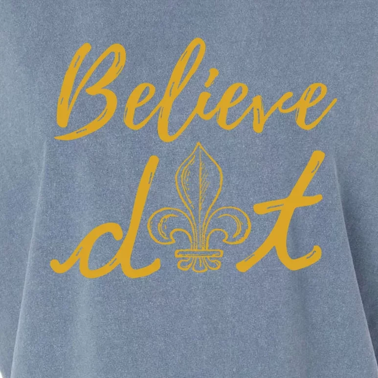 Believe Dat New Orleans Louisiana Everyone Loves New Orleans Garment-Dyed Women's Muscle Tee