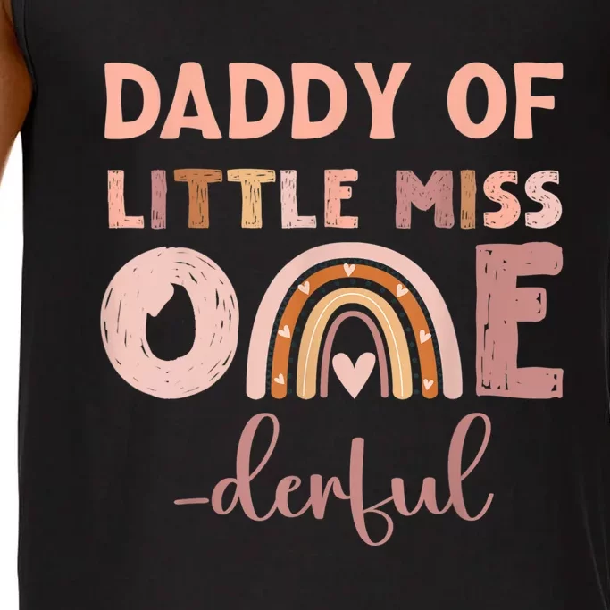 Boho Daddy Of Miss Onederful 1st Birthday Girl Cute Comfort Colors® Tank Top