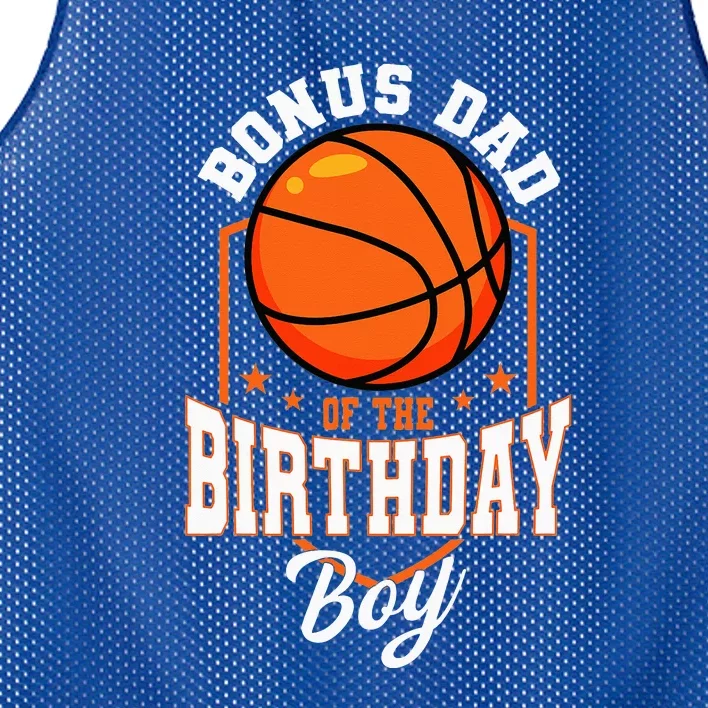 Bonus Dad Of The Birthday Boy Basketball Mesh Reversible Basketball Jersey Tank