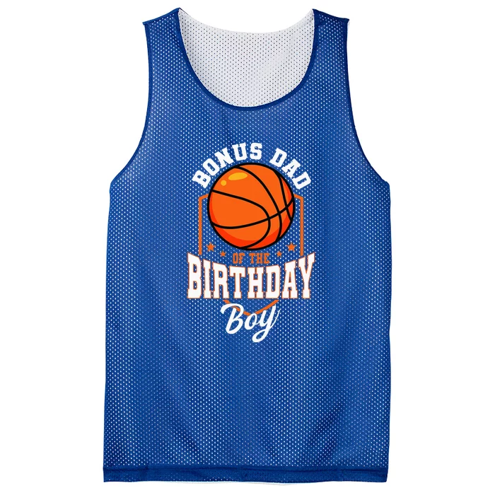 Bonus Dad Of The Birthday Boy Basketball Mesh Reversible Basketball Jersey Tank