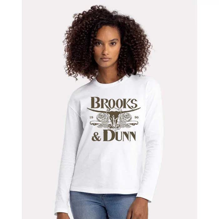 Brooks & Dunn O.F.F.I.C.I.A.L Belk Womens Cotton Relaxed Long Sleeve T-Shirt