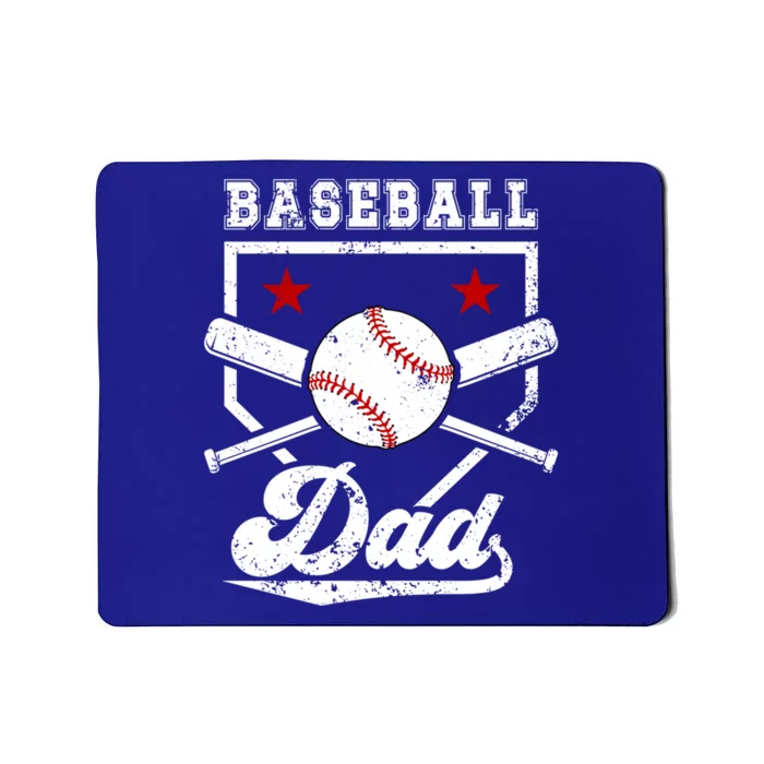 Baseball Dad Of A Baseball Player Dad Baseball Father Gift Mousepad