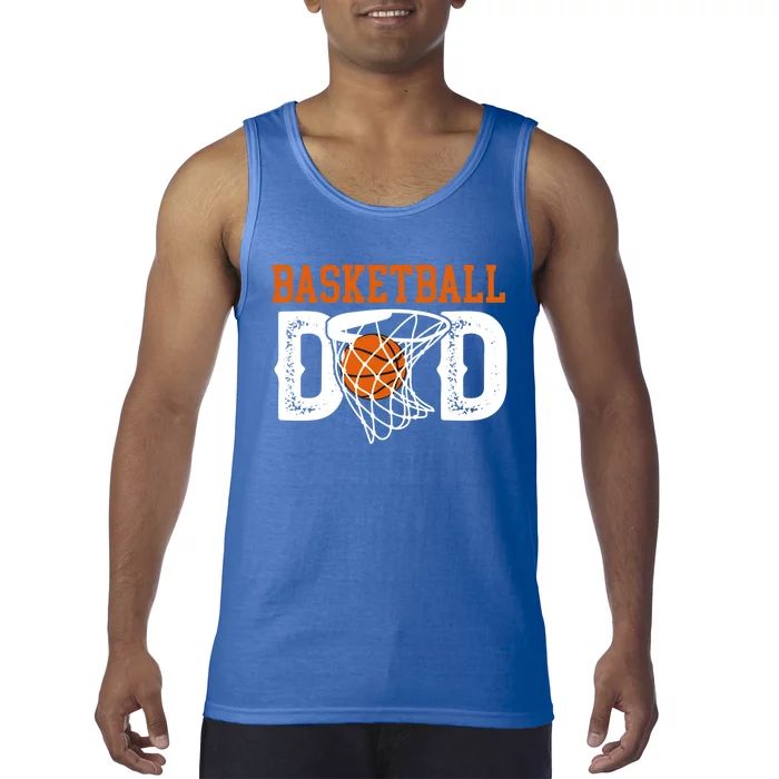 Basketball Dad Of A Basketball Player Father Gift Tank Top