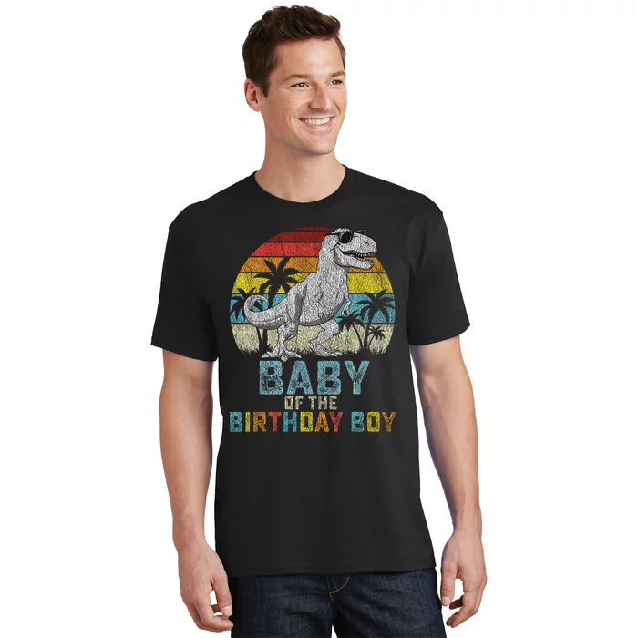 Baby Dinosaur Of The Birthday Boy Matching Family T-Shirt