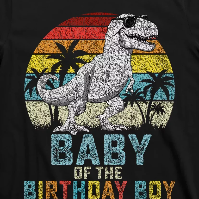 Baby Dinosaur Of The Birthday Boy Matching Family T-Shirt