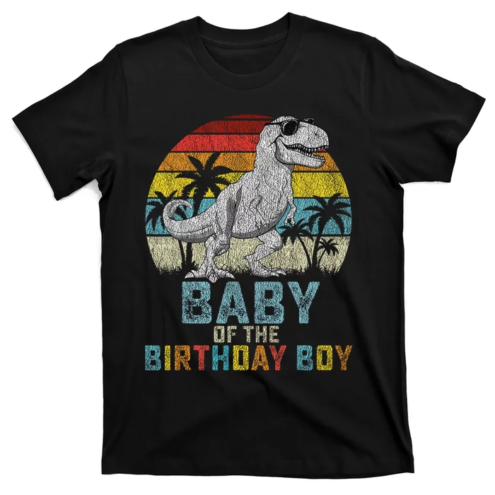 Baby Dinosaur Of The Birthday Boy Matching Family T-Shirt