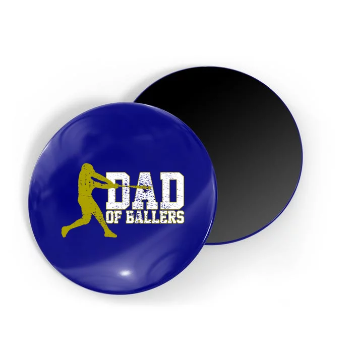 Baseball Dad Of Ballers Vintage Meaningful Gift Magnet