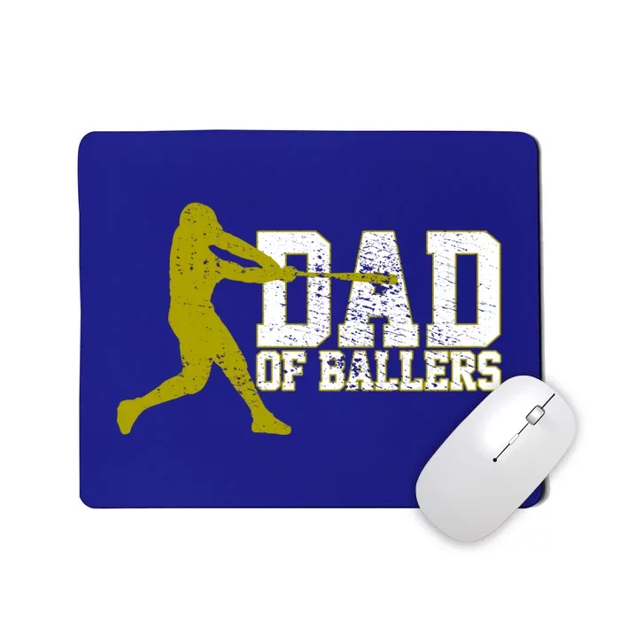 Baseball Dad Of Ballers Vintage Meaningful Gift Mousepad