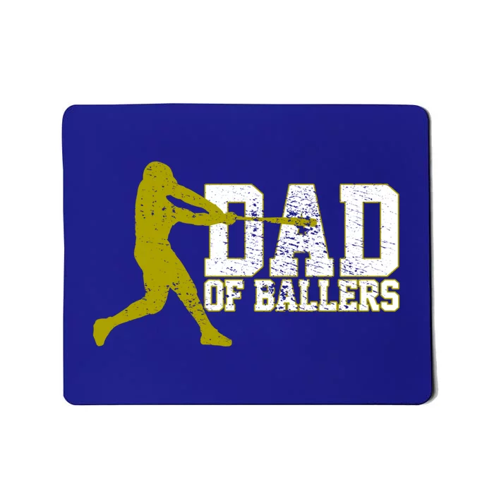 Baseball Dad Of Ballers Vintage Meaningful Gift Mousepad