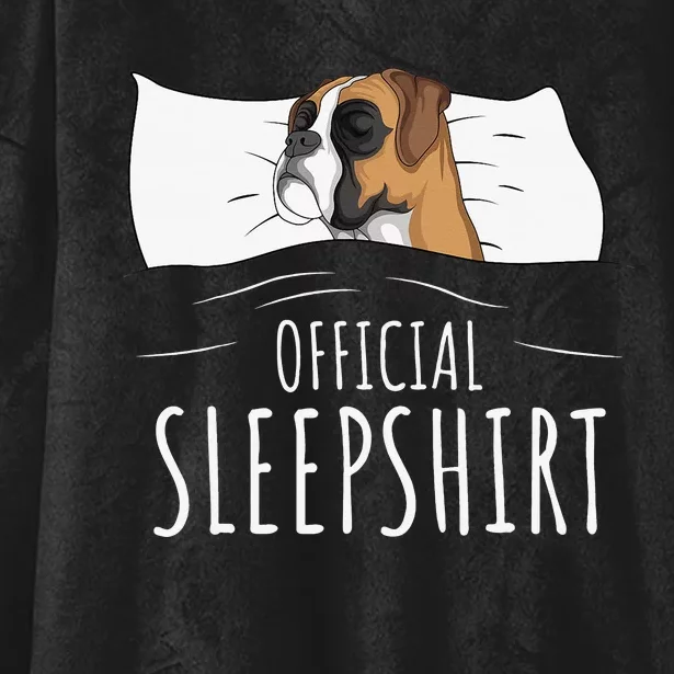 Boxer Dog Official Sleep Hooded Wearable Blanket