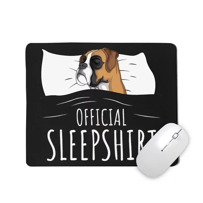 Boxer Dog Official Sleep Mousepad