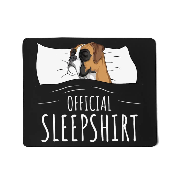 Boxer Dog Official Sleep Mousepad