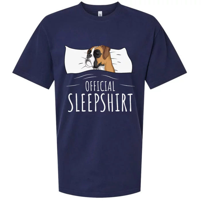 Boxer Dog Official Sleep Sueded Cloud Jersey T-Shirt