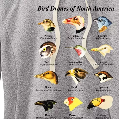 Bird Drones Of North America Women's Fleece Hoodie