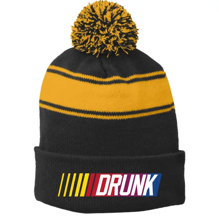 Bunkering Donut Operato Silly Geese Sg Drunk Stripe Pom Pom Beanie