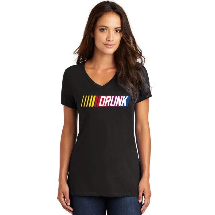 Bunkering Donut Operato Silly Geese Sg Drunk Women's V-Neck T-Shirt