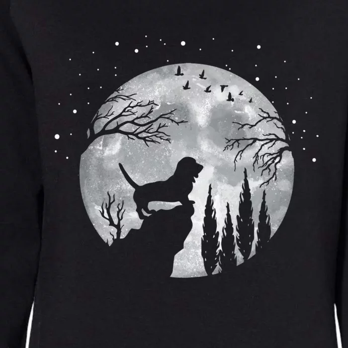 Beagle Dog Owner Full Moon At Night Meaningful Gift Dog Breed Dogs Beagles Gift Womens California Wash Sweatshirt