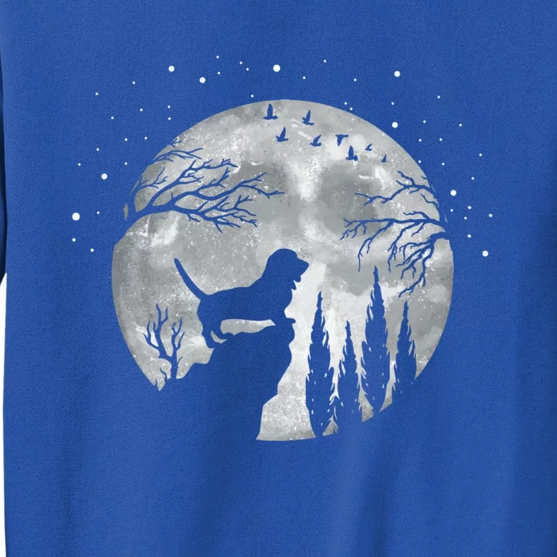 Beagle Dog Owner Full Moon At Night Meaningful Gift Dog Breed Dogs Beagles Gift Sweatshirt