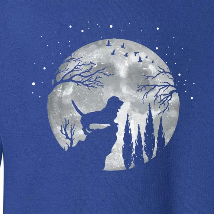 Beagle Dog Owner Full Moon At Night Meaningful Gift Dog Breed Dogs Beagles Gift Toddler Sweatshirt