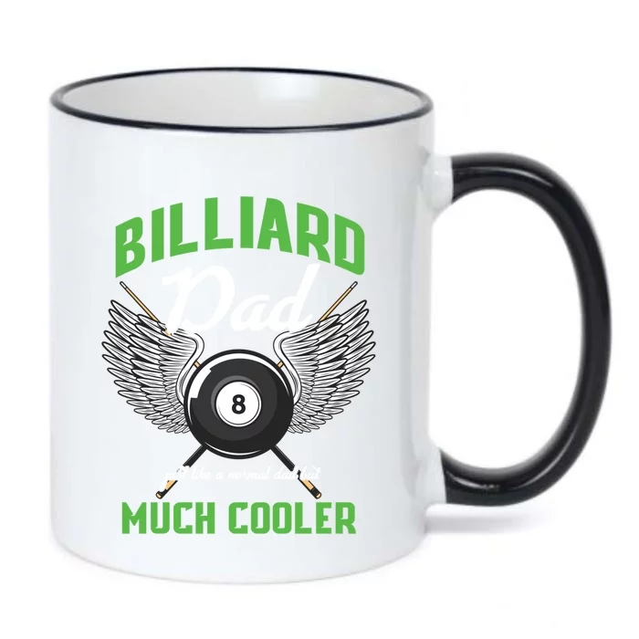 Billiard Dad Player Billiards Pool Snooker Father Cue Sports Gift Black Color Changing Mug