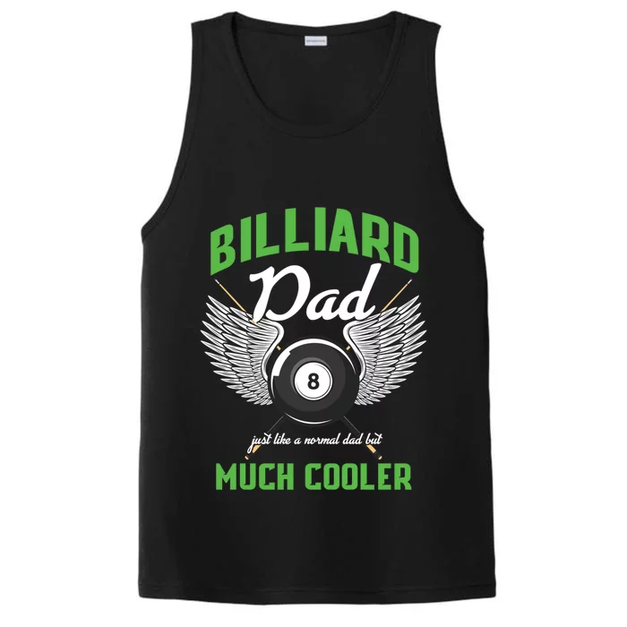 Billiard Dad Player Billiards Pool Snooker Father Cue Sports Gift Performance Tank