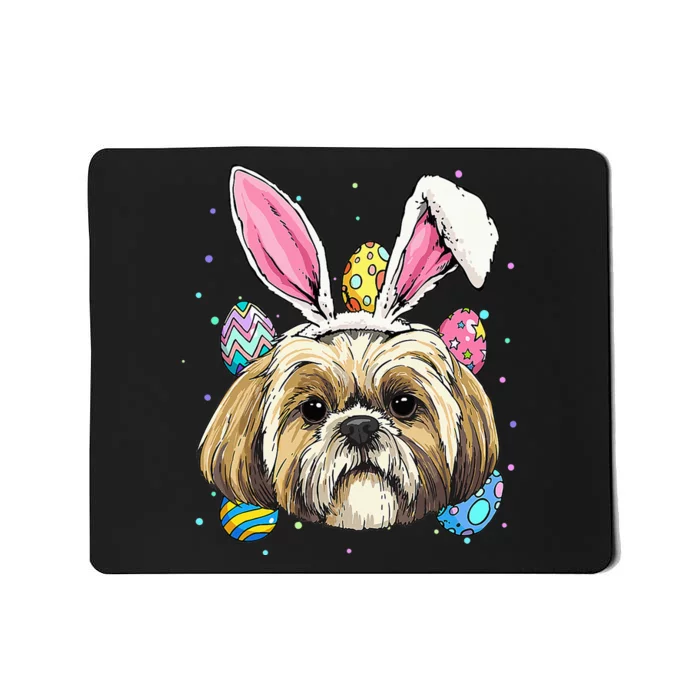 Bunny Dog Pet Owner Breeder Shih Tzu Easter Mousepad