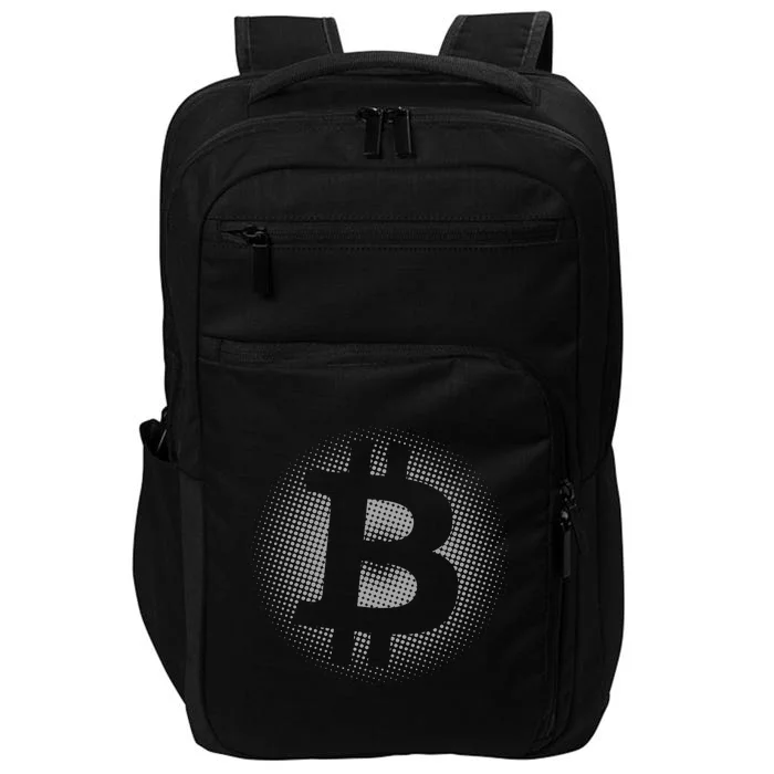 Bitcoin Dot Pattern Impact Tech Backpack