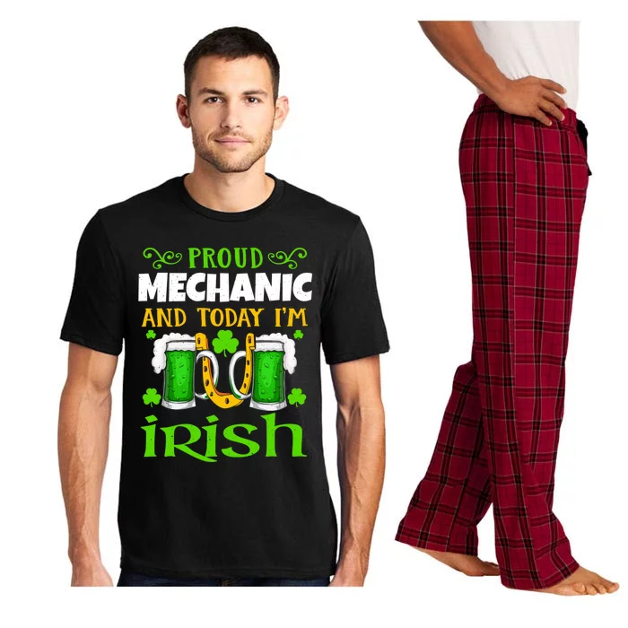 Beer Drunk Proud Mechanic Today Irish Saint Patrick's Meaningful Gift Pajama Set