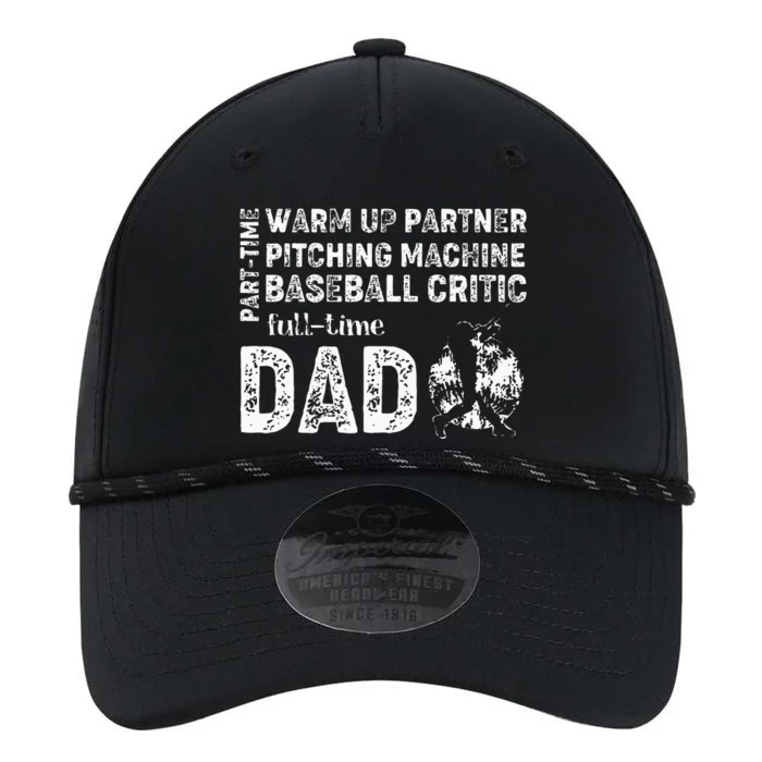 Baseball Dad Part Time Warm Up Partner Full Time Dad Performance The Dyno Cap