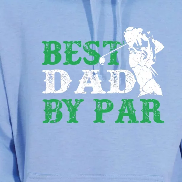 Best Dad Par Golf Loving Gift For Father's Day Unisex Surf Hoodie