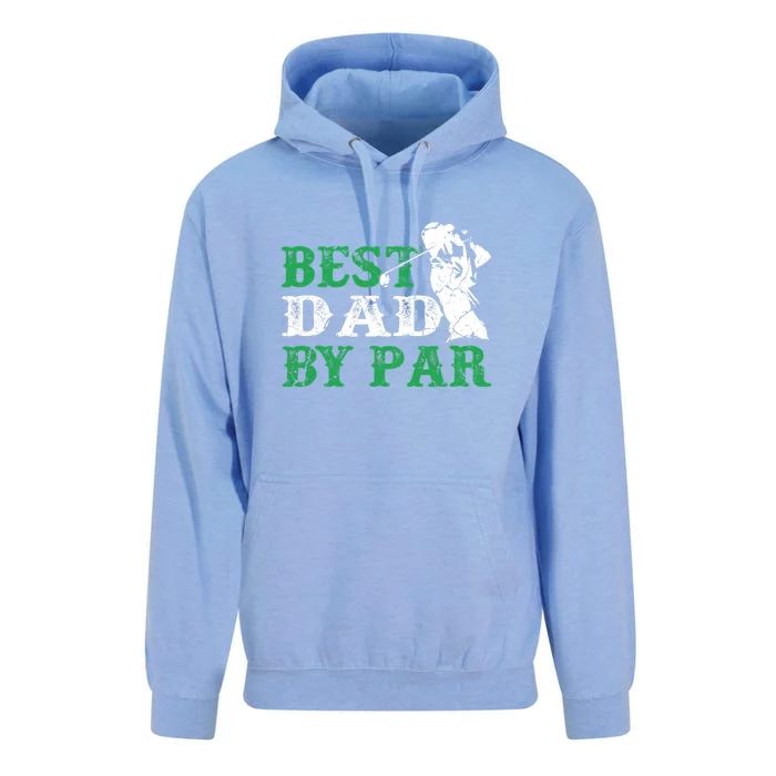 Best Dad Par Golf Loving Gift For Father's Day Unisex Surf Hoodie