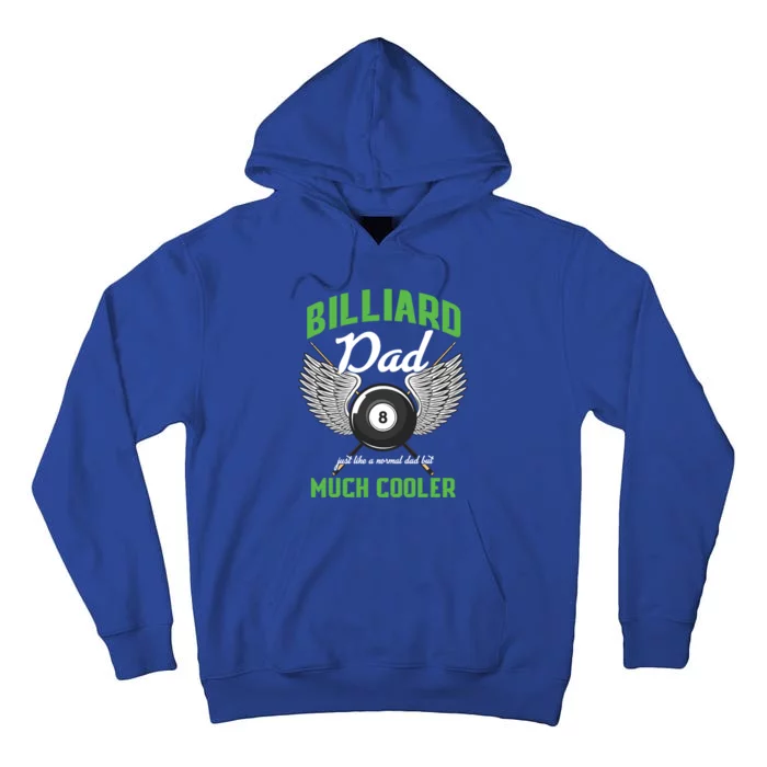 Billiard Dad Player Billiards Pool Snooker Father Cue Sports Gift Tall Hoodie