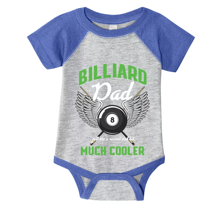 Billiard Dad Player Billiards Pool Snooker Father Cue Sports Gift Infant Baby Jersey Bodysuit