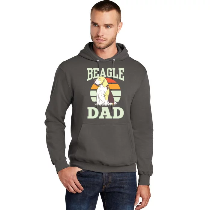 Beagle Dad Puppy Beagles Dog Lover Father Daddy Papa Tall Hoodie