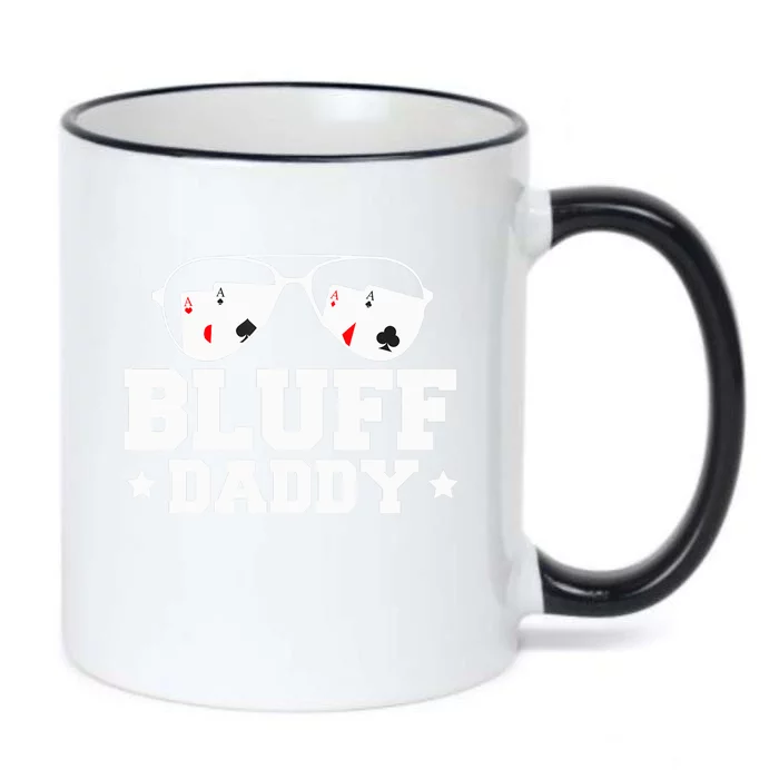 Bluff Daddy Poker Player Black Color Changing Mug