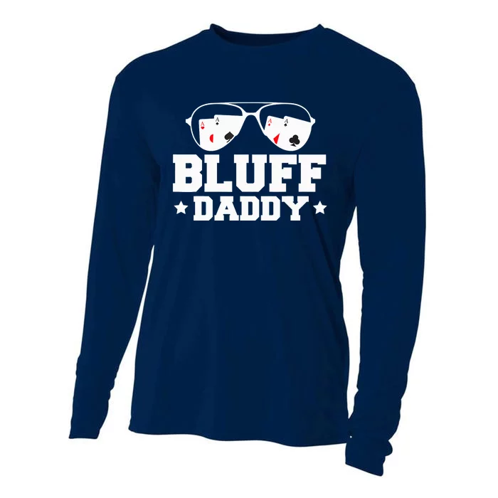 Bluff Daddy Poker Player Cooling Performance Long Sleeve Crew