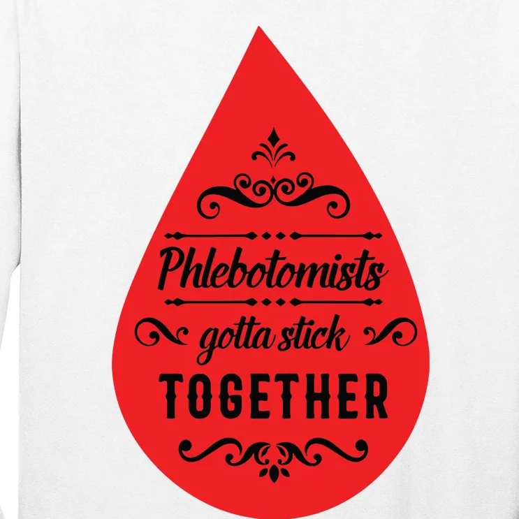 Blood Donor Phlebotomist Together Life Saver Syringe Gift Long Sleeve Shirt