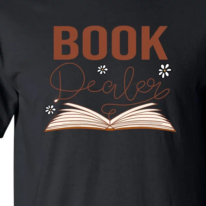 Book Dealer Reading Books Gift Cute Reading Tall T-Shirt