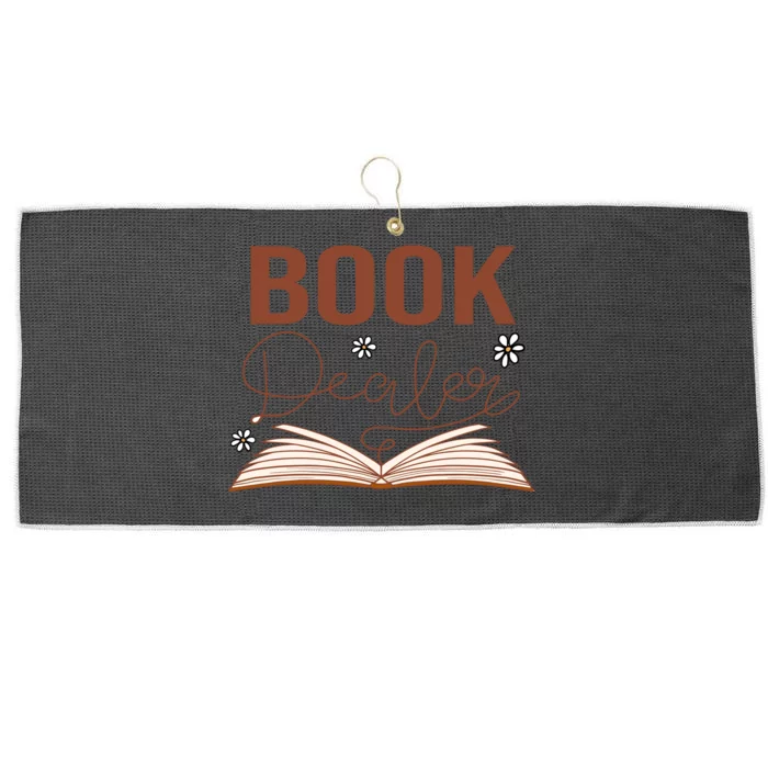 Book Dealer Reading Books Gift Cute Reading Large Microfiber Waffle Golf Towel