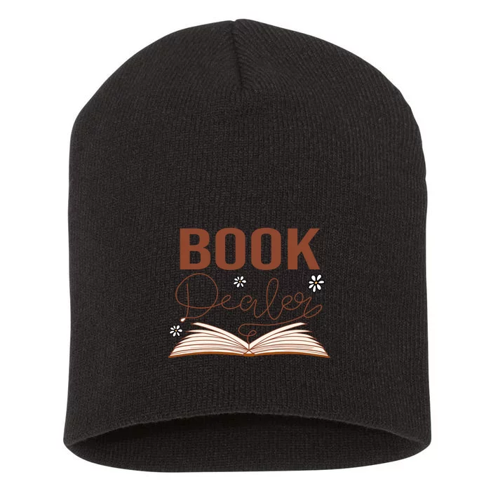 Book Dealer Reading Books Gift Cute Reading Short Acrylic Beanie