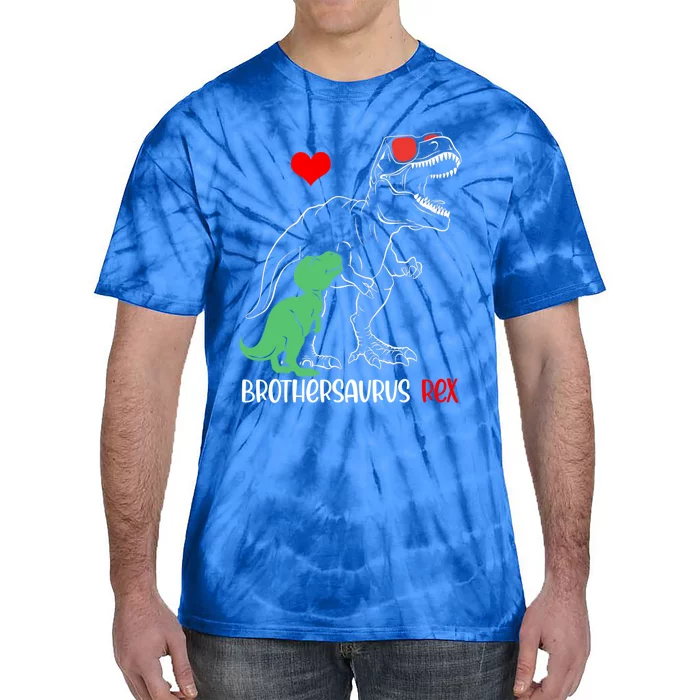 Brothersaurus Daddy Rex Autism Awareness Proud Dad Gift Tie-Dye T-Shirt