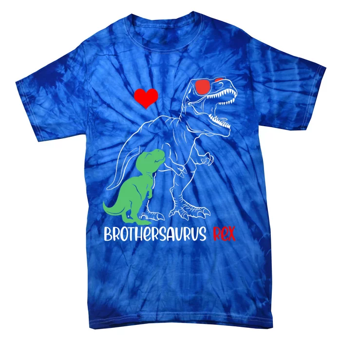 Brothersaurus Daddy Rex Autism Awareness Proud Dad Gift Tie-Dye T-Shirt