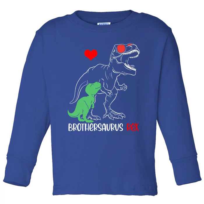 Brothersaurus Daddy Rex Autism Awareness Proud Dad Gift Toddler Long Sleeve Shirt