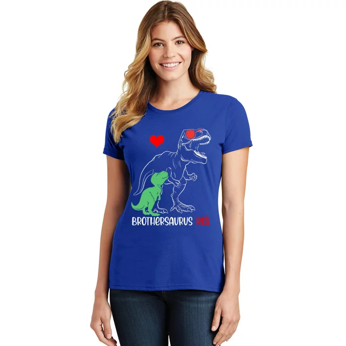 Brothersaurus Daddy Rex Autism Awareness Proud Dad Gift Women's T-Shirt